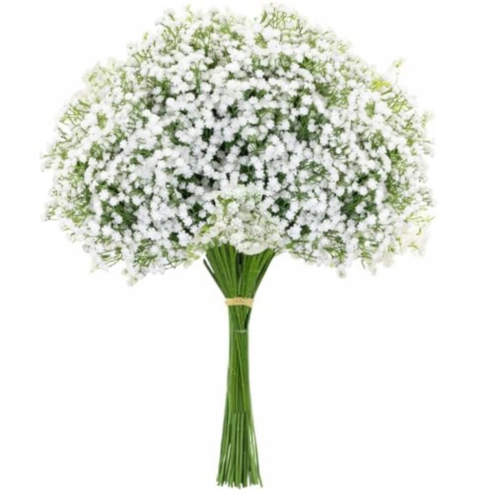 10PCS 21-inch Sturdy Artificial Baby’s Breath Flowers